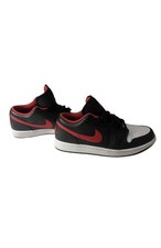 Jordan Air Jordan 1 Low Black Red White Toe 2022 553558-063 Men's Sneaker