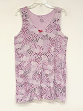 Simply Vera Vera Wang Women's Sleepwear Top Size Medium Night Gown Lilac Floral