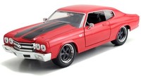 Jada Toys - Chevrolet Chevelle Ss 396 1970 Rot Schwarze Streifen Von Dom's Au...