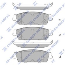 Hi-Q Bremsbelagsatz Bremsklötze hinten 15945636 19159252 | 792375