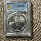 1880 Morgan Dollar $1 Coin PCGS Genuine Cleaned-UNC Detail San Francisco