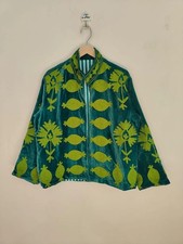 Hand Embroidery Suzani Velvet Jacket Boho Chic Coat Uzbek Outerwear Women Coat