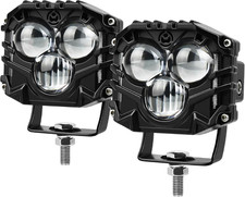 3 Inch LED Pod Lights, 40W Waterproof off Road Light Pods with Projector Spot Be