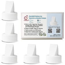 5 Pc Duckbill Valves Compatible with Spectra S1 Spectra S2 Breastpumps Not Origi
