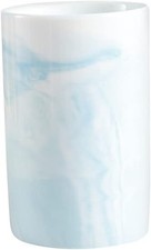 simple drinking cup. Blue , creative toothbrush holder, Marble ceramic mug