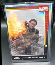 2025 Topps Chrome Deadpool Pyro's Fury #68 Multiverse And More Refractor