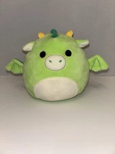 Squishmallow Kellytoy -Dexter the Green DRAGON 5" Soft Plush