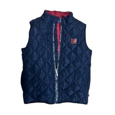 Nautica Boys Navy Blue Puffer Vest - Size 5 - NICE