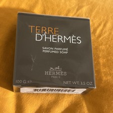 TERRE D HERMES SAVON PARFUME PERFUMED SOAP HERMES PARIS 3.5oz SEALED