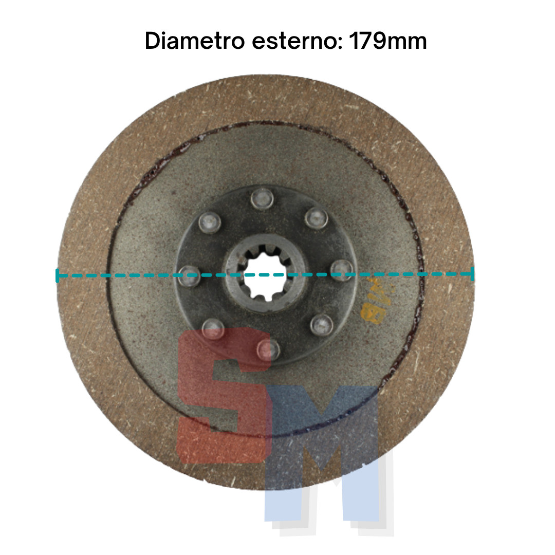 Disco Frizione 179x133.25 mm - 10 Cave 23x18 - Alta Coppia