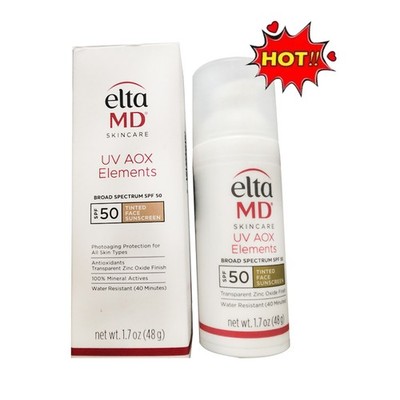 Elta MD UV AOX Elements Broad Spectrum SPF 50 Tinted 1.7oz | Hydrating   