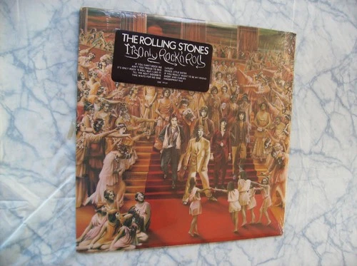 1974 SEALED ! orig THE ROLLING STONES - ITS ONLY ROCK 'N ROLL LP + HYPE STICKER