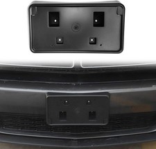 Front License Plate Frame Mounting Holder Cover Bracket for 2010-2025+ Black