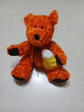 Dan Dee Plush Halloween Bear Orange Candy Corn 8"