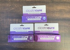 Lot of 3 Cicatricure Scar Reducer Gel for Face Body Stretch Marks Scars 1 oz