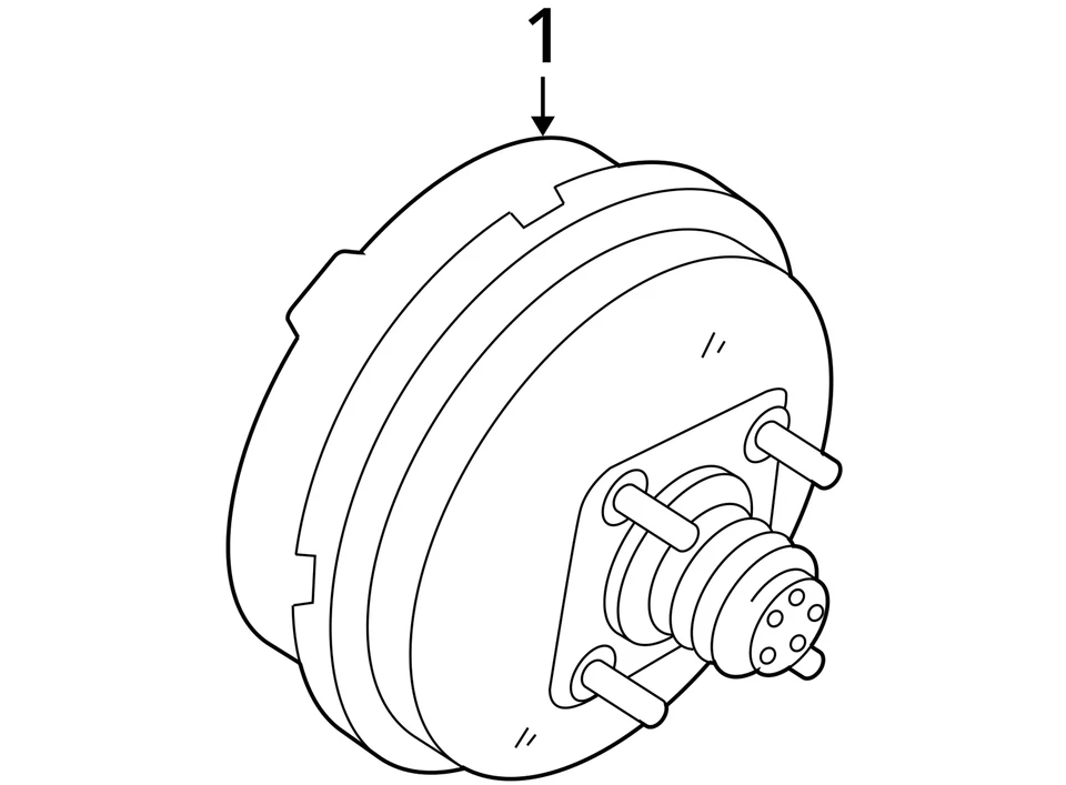 Potenciador de freno compatible con 00-05 Bonneville 1701548 Foto 4 de 4