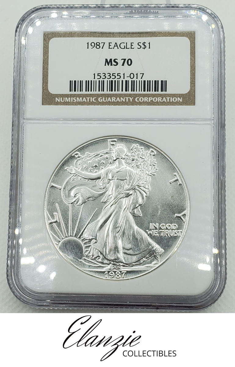 1987 American Silver Eagle NGC MS70 | eBay