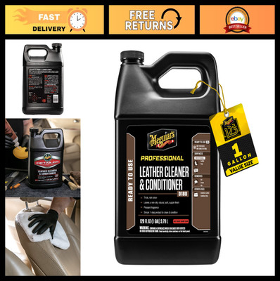Professional Leather Cleaner & Conditioner - 1 Gallon, Automotive Interior Care,