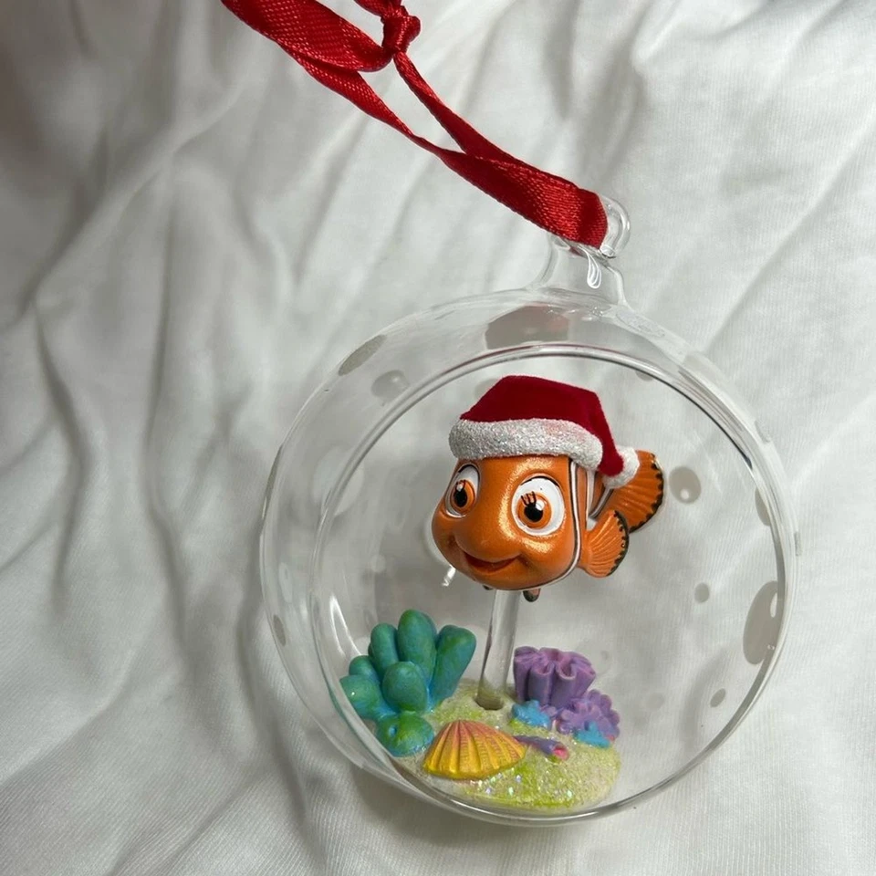 Disney Store Pixar Buscando a Nemo Globo de Cristal 2013 Cuaderno de Bocetos Ornamento Foto 2 de 4