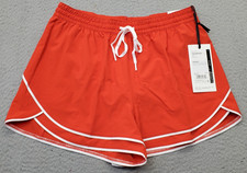 Calia Step Up Shorts Womens Small Orange Quick Dry Wicking High Rise WAX15219N