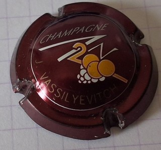 VASSILYEVITCH Capsule Champagne bordeaux An 2000 GÉNÉRIQUE
