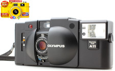 Read Near MINT Olympus XA2 Black 35mm Point Shoot Film Camera From JAPAN