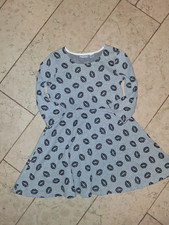 Mädchen Pepperts Kleid grau Lippen 3/4 ärml...