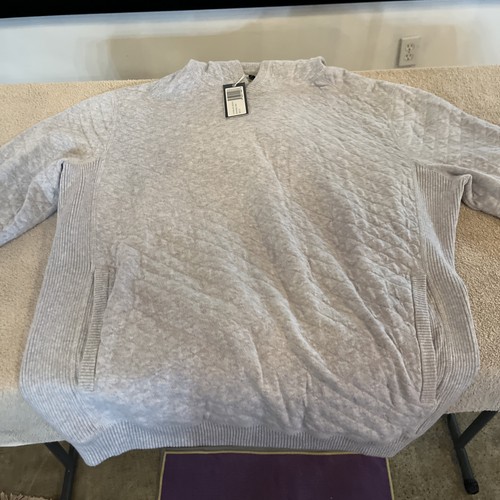 Holderness Bourne Mens Wallace Gray Golf Hoodie, NWT, Size XL, Ships Today! - Picture 5 of 6