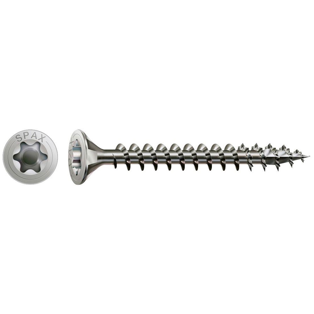 SPAX Universal Screw 4.5 x 40mm T-Star + Stainless Steel A2 200pc