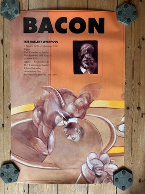 Francis Bacon - Tate Gallery Liverpool 1990-91 - Original seltenes Ausstellungsplakat