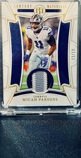 Micah Parsons 2022 National Treasures Century Materials (Holo Gold)  /10 Cowboys