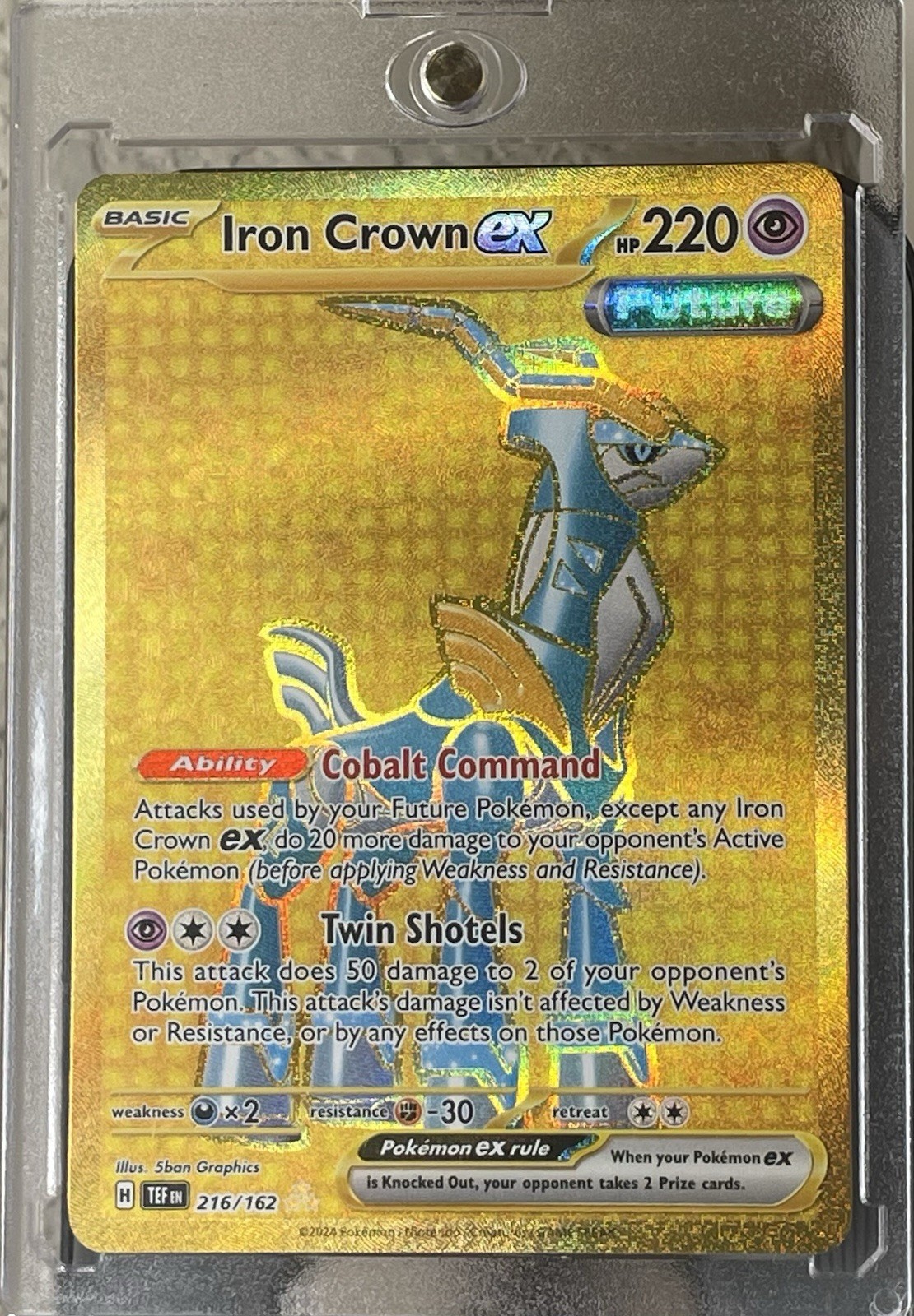 Iron Crown ex 216/162 SV05: Temporal Forces Holo