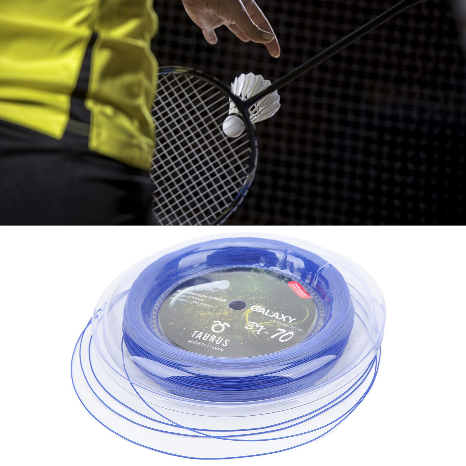 BX70 Badminton Rackets String High Elastic Nylon Badminton Racquet