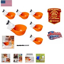 Versatile 6-Pack Automatic Chicken Watering System - Leak-Free  Easy Install