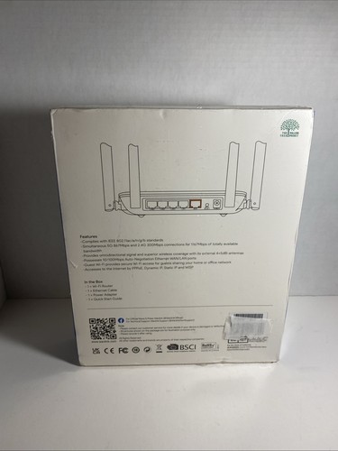 WAVLINK AC1200 Wireless Dual Band Router Aerial G 2.4G/5G For Home - Picture 2 of 6