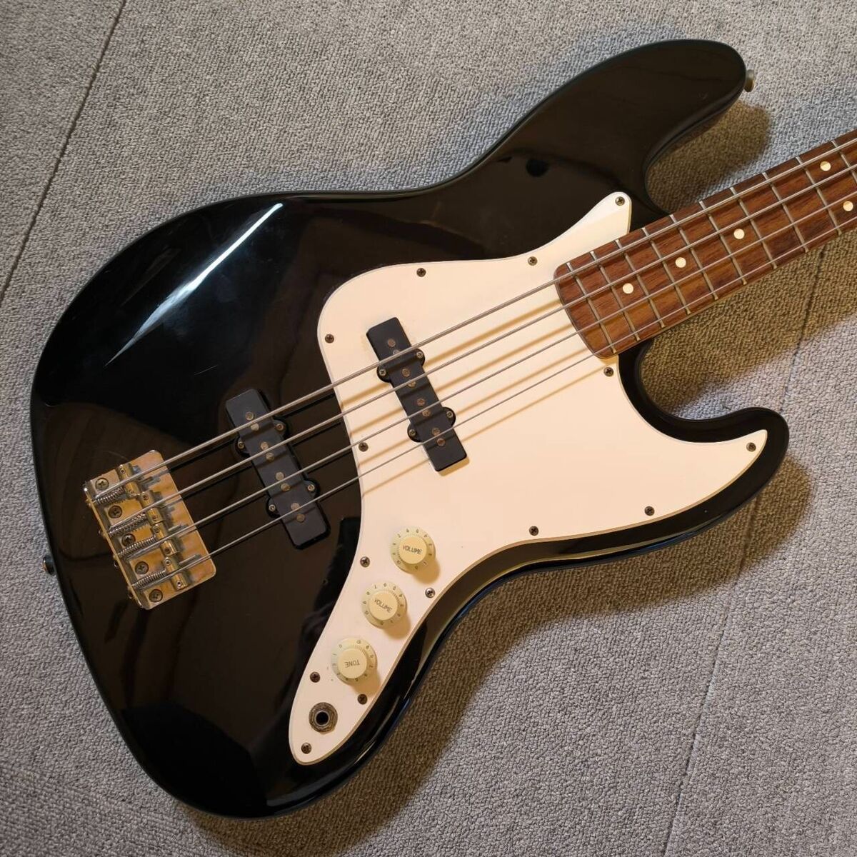 Fender Jazz Bass Electric Bass Black With Gig Bag Made In Fender Jazz Bass Electric Bass Black With Gig Bag Made In