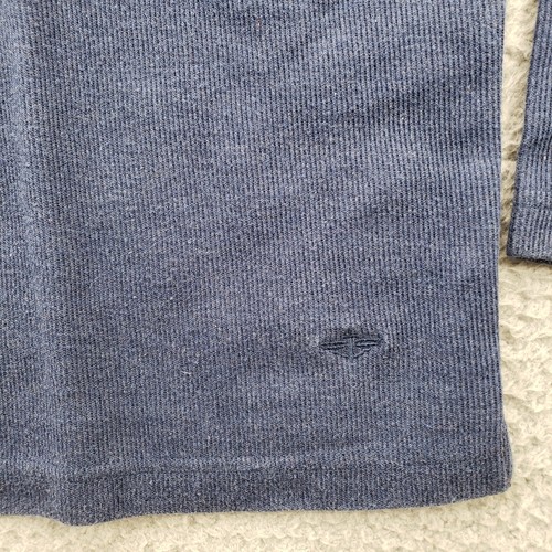 Dockers Sweater Mens XL Blue Long Sleeve 1/4 Zip Mock Neck - Picture 4 of 12
