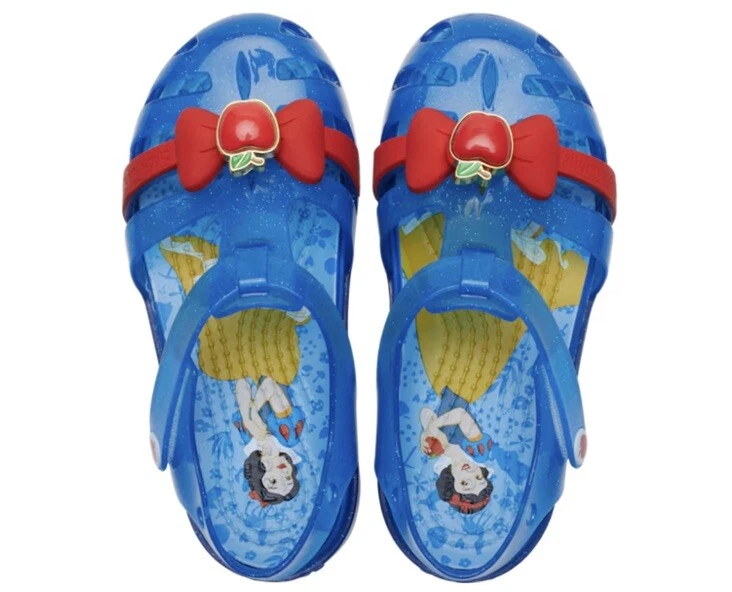 NUEVO CON ETIQUETAS SANDALIAS ISABELLA CROCS DISNEY BLANCO COMO LA NIEVE PARA NIÑOS PEQUEÑOS Foto 3 de 3