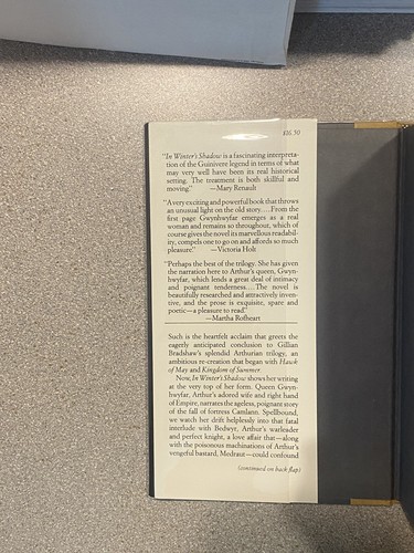 In Winter's Shadow Gillian Bradshaw~1982 Simon Schuster HCDJ Scifi Book Club Ed. - Picture 7 of 12