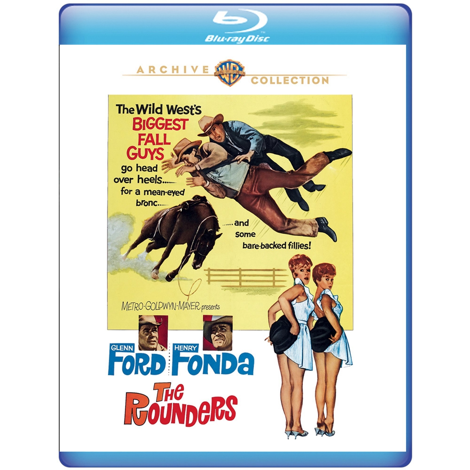 The Rounders (Blu-ray) Chill Wills Glenn Ford Henry Fonda Hope Holiday