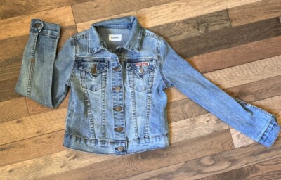 HUDSON JUNIORS JEAN DENIM JACKET Small BLUE 140977 GIRLS