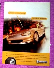 2000 MIchelin Tire Mazda Miata Print Ad
