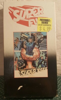 Super Fuzz VHS Movie Terence Hill Ernest Borgnine Joanne Dru Rare Cover 1983