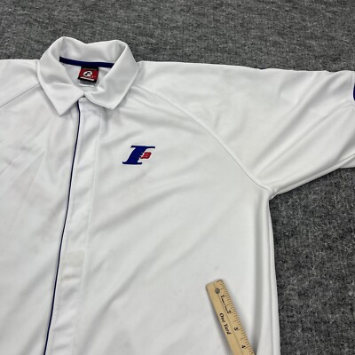 Vintage Allen Iverson Shirt Mens 2XL White Button NBA Warm