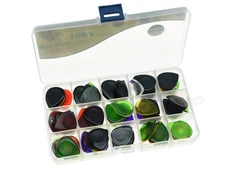 Pack of 100 Alice Large Durable Clear Guitar Bass Picks Plectrums 1.0/2.0/3.0mm