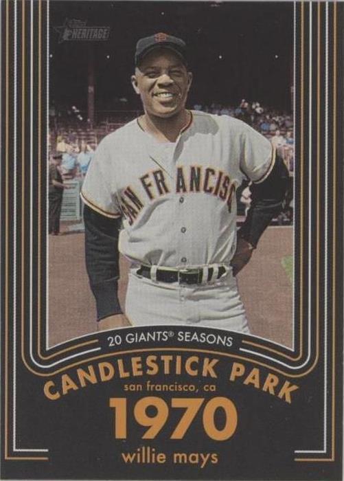 2020 Topps Heritage - Willie Mays #18 - 1 of 1