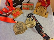 MARATHON RUNNING MEDAL LOT OF 5 LOT  22