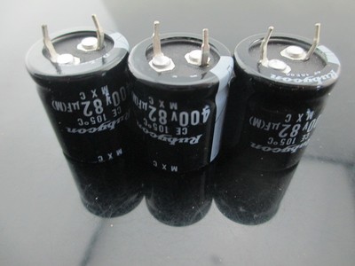 2pcs RUBYCON QXW 82mfd 450V 82UF electrolytic Capacitor 105℃ 12.5X45mm