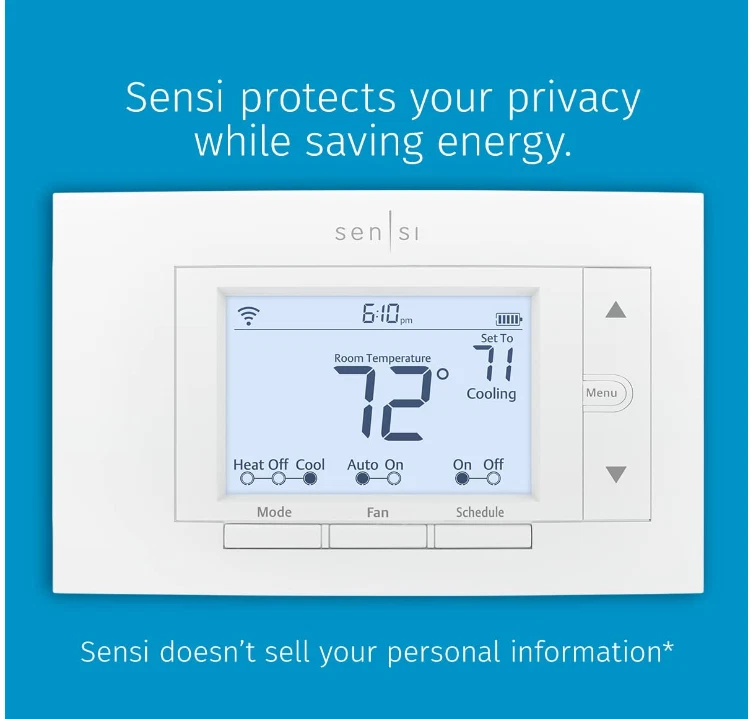 Emerson Sensi Wi-Fi Smart Thermostat for Smart Home ST55 - Image 2 of 4
