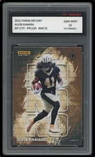 ALVIN KAMARA 2021 PANINI INSTANT MY CITY 1ST GRADED 10 CARD #MC23 SAINTS